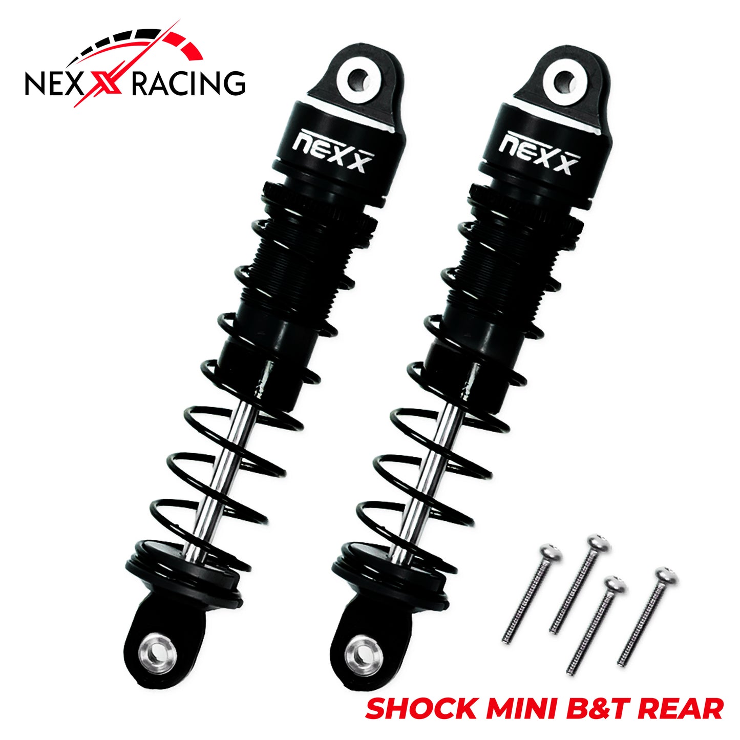 NX-430 Nexx Racing Rear Oil shock (2pcs) for Min-T& Min-B