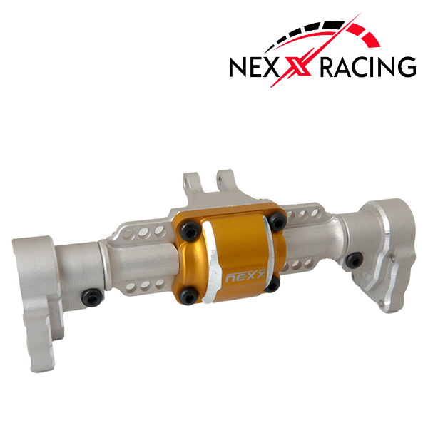 NX-361-S REAR HOUSING ALU 7075 T6 FOR FMS FCX24 ( MAX SMASHER AND POWER WAGON) ( WITHOUT OUTER COVER)
