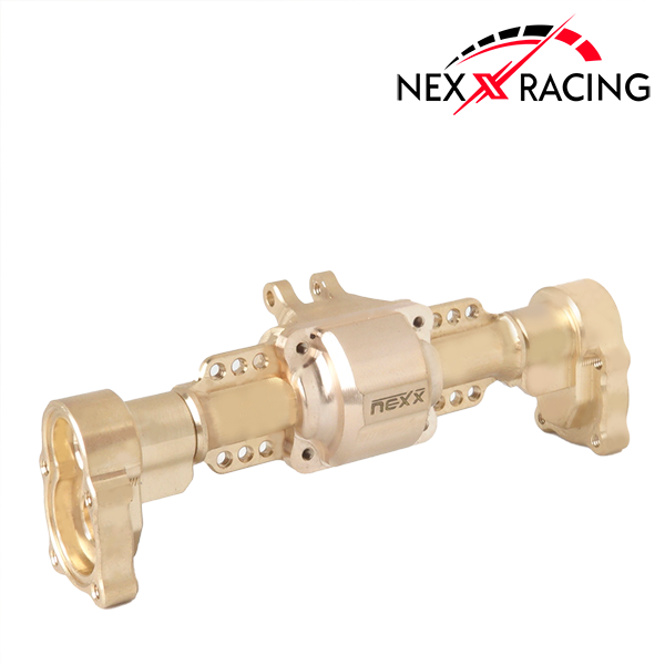 NX-361-BR REAR HOUSING BRASS FOR FMS FCX24 ( MAX SMASHER AND POWER WAGON) ( WITHOUT OUTER COVER)
