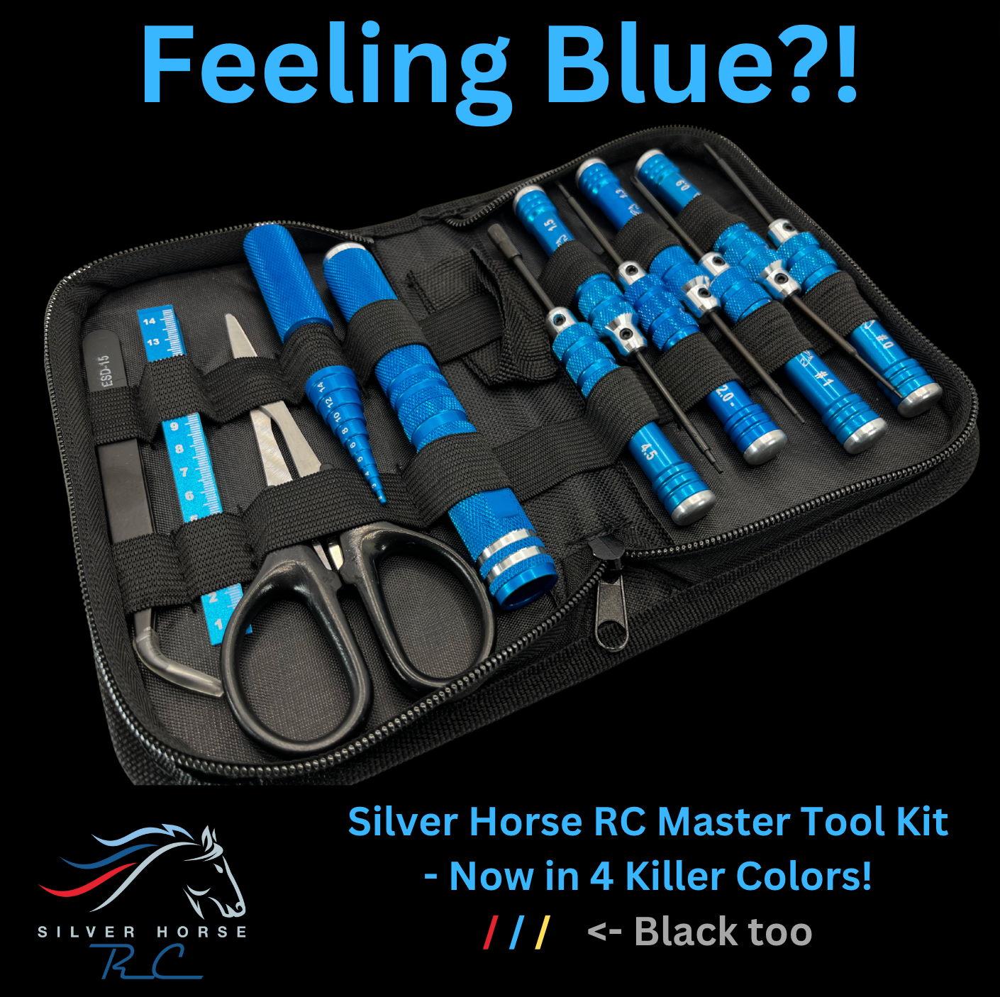 Silver Horse RC Master Tool Kit for Mini-Z and 1/28 scale