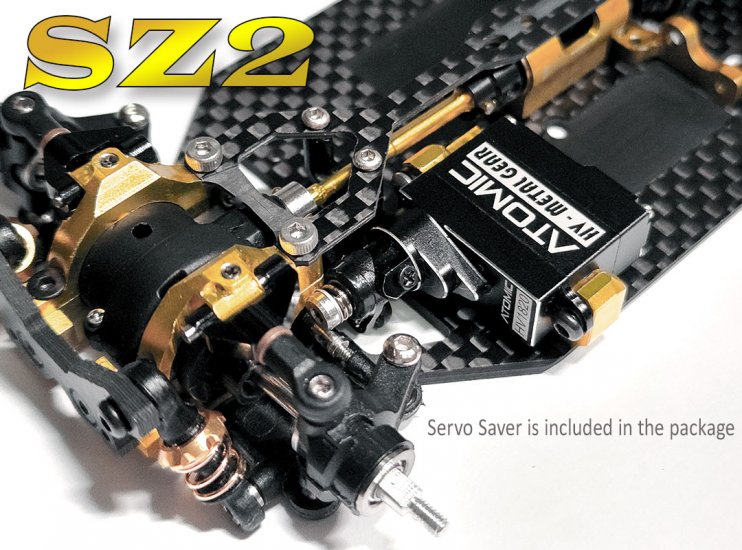 SZ2-KIT CHASSIS, Shaft drive AWD Competition Race Chassis (No Electronics)