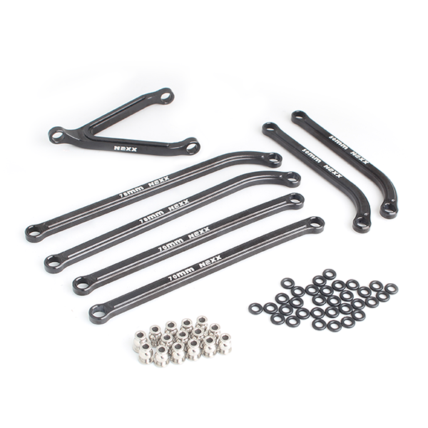 NX-323-BL Nexx Racing High Clearance Aluminum Chassis Links Set for Ax ...