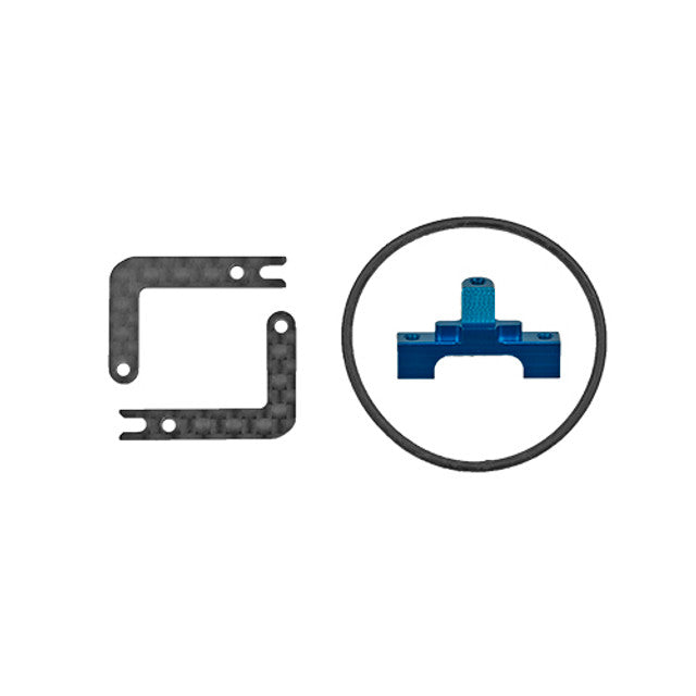 Team Associated RC28R Center Bulkhead And Battery Holder Set