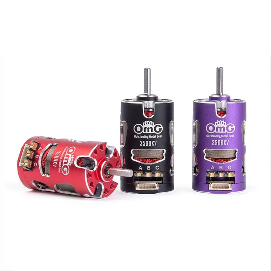 OMG AURORA S2 Sensored Brushless Motor 3500KV (Black)