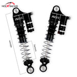 Nexx Racing NX-417 45mm Reservoir Shocks (4pcs) for 1/24 RC Crawler FMS FCX24/ FCX18 Hummer EV