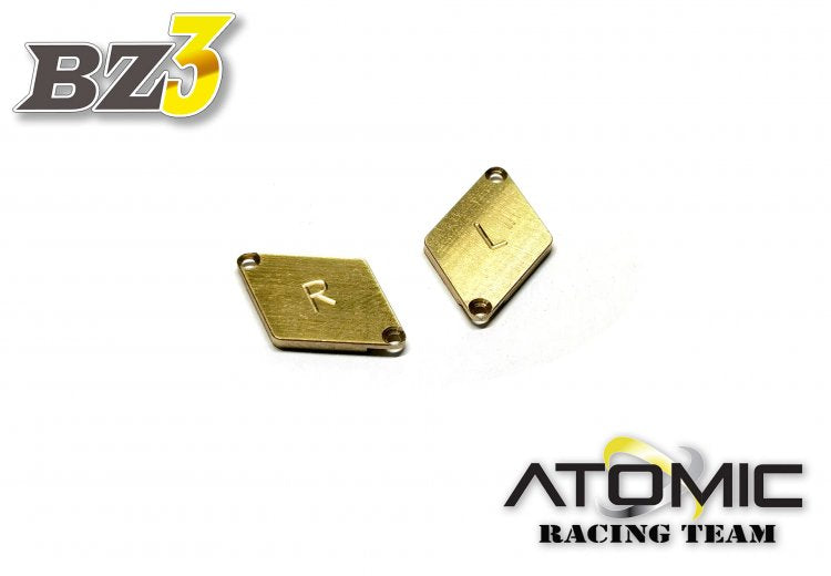 BZ3 Brass 1.5g Weight for Aluminum Chassis (1 Pair)