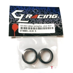 GL racing 8.5mm Rubber Racing Front Tire - Slick 18.5* #GT0001-S18.5