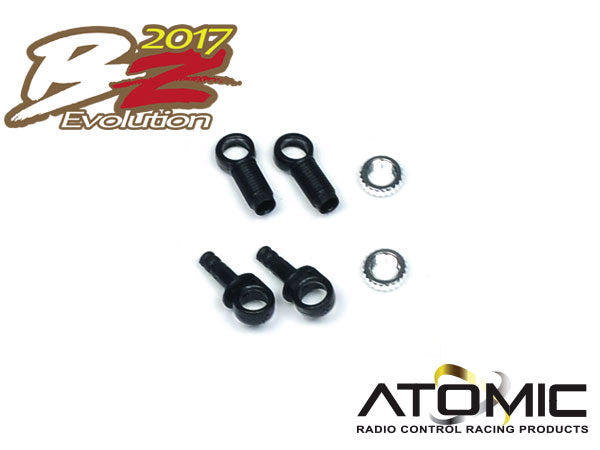 Atomic Racing BZ2017 Rear (10mm) Long Shocks and Towers