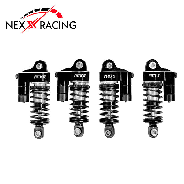 NX-471 Nexx Racing Reservoir Shocks (4pcs) for Losi 1/12 Nascar