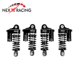 NX-471 Nexx Racing Reservoir Shocks (4pcs) for Losi 1/12 Nascar