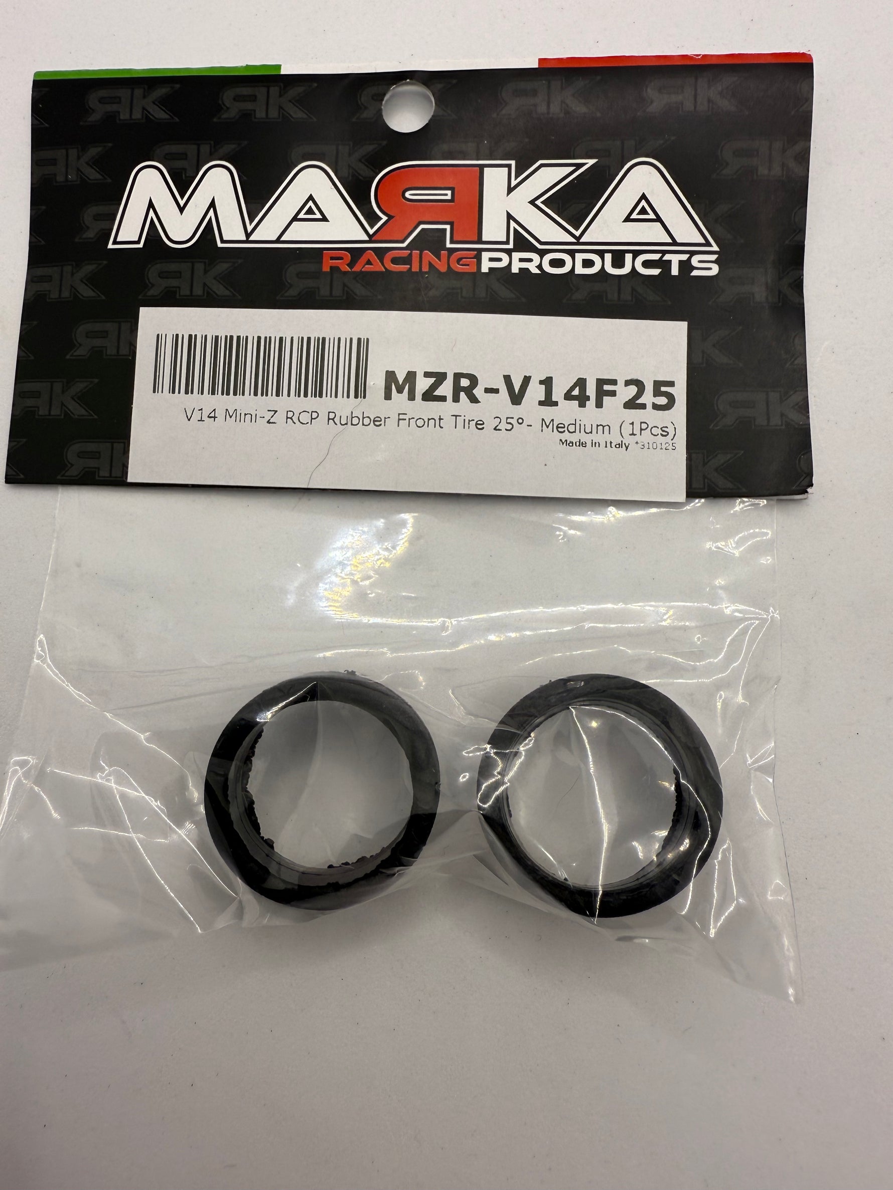 Marka V14 Front Tires 05, 10, 15, 20, 25 8.5mm Normal Height, 8.5mm Low Profile and 11mm