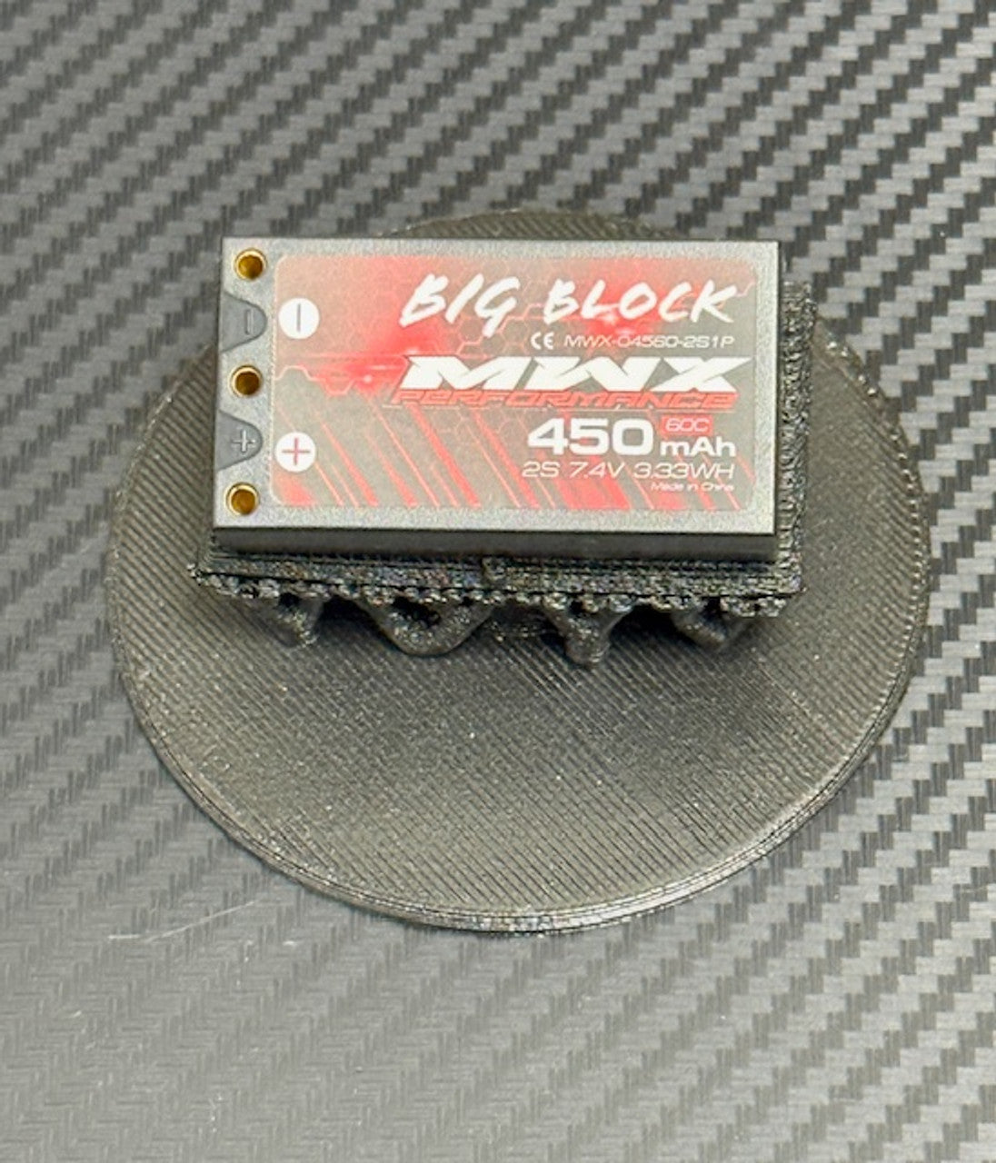 MWX 450mAH 7.4V 60c Hard Case Battery