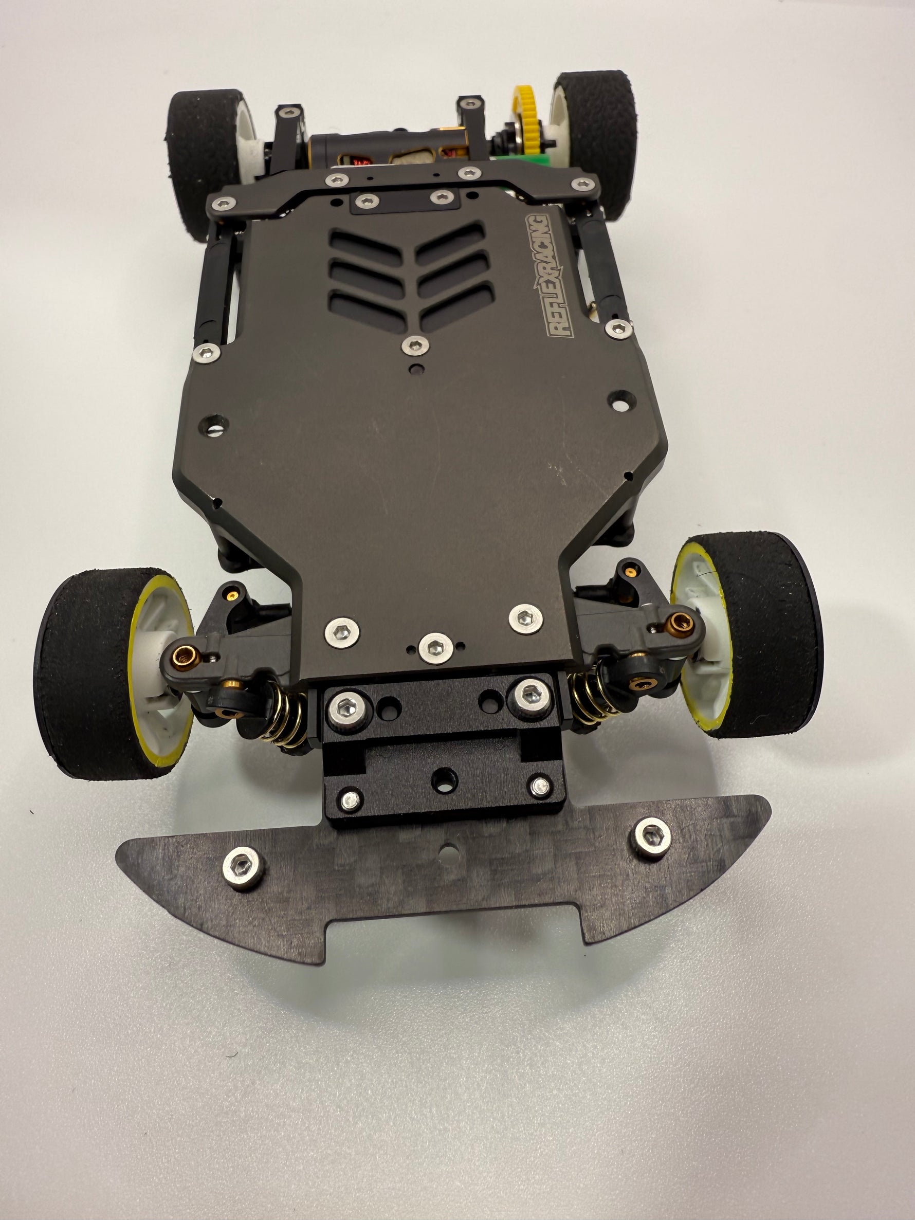 Silver Horse RC Carbon Fiber Bumper Mount Kit for RAD012 Piranha Body