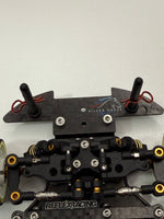 Silver Horse RC Carbon Fiber Bumper Mount Kit for RAD012 Piranha Body