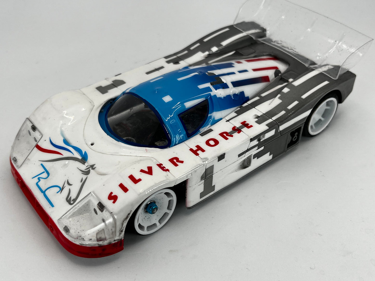 Silver Horse RC Sauber C9 Lexan Roof and Lexan Wing Kit