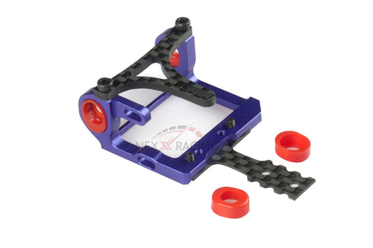 NX-011  Nexx Racing Mini-Z 2WD LCG 98-102mm Alu 7075 Round Motor Mount (BLUE)