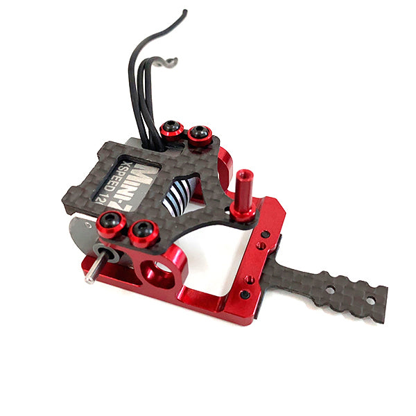 Nexx Racing NX-103 Precision CNC 7075 Square Motor Mount for 90-94mm RM (RED)