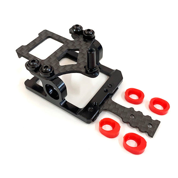 Nexx Racing NX-106 Precision CNC 7075 Square Motor Mount for 90-94mm RM (BLACK)