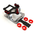 Nexx Racing NX-121 Precision CNC 7075 Square Motor Mount for 90-94mm RM (SILVER)