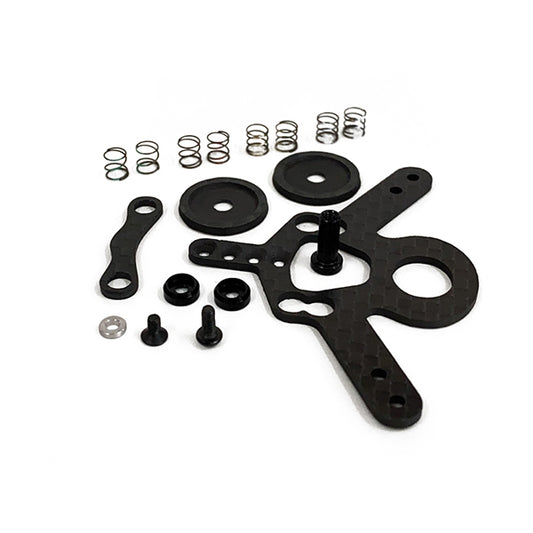 NX-144 Nexx Racing Mini-ZMR02/03 Multilength Carbon Disk Damper For Lexan (BLACK)