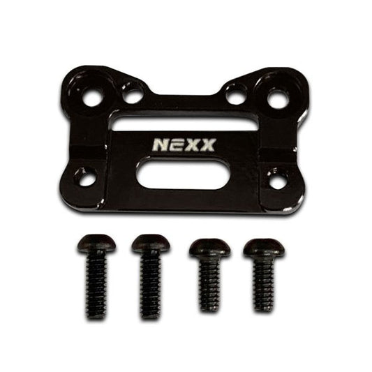 NX-205 Nexx Racing  Alu Interchangeable Front Body Mount Base (BLACK)