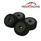 NX-555-1 Nexx Racing Solid Wheel Foam Tire Set (4pcs) for Losi 1/24 Micro-B