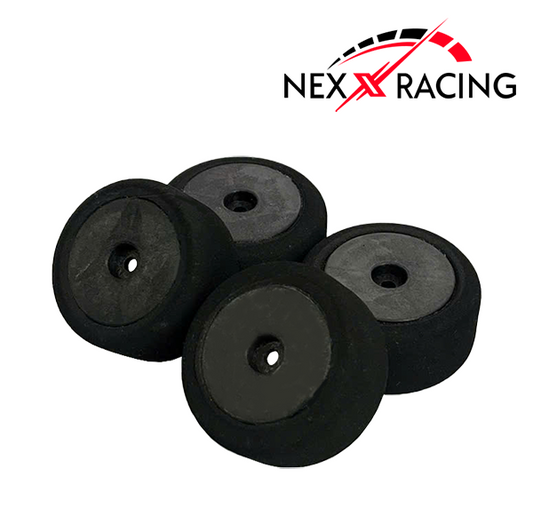 NX-555-1 Nexx Racing Solid Wheel Foam Tire Set (4pcs) for Losi 1/24 Micro-B