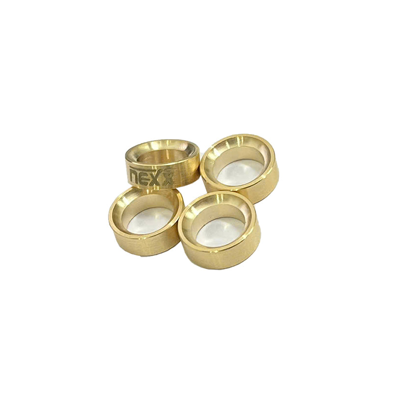 Nexx Racing NX-630 Brass Wheel Weights (4pcs) for Axial SCX30