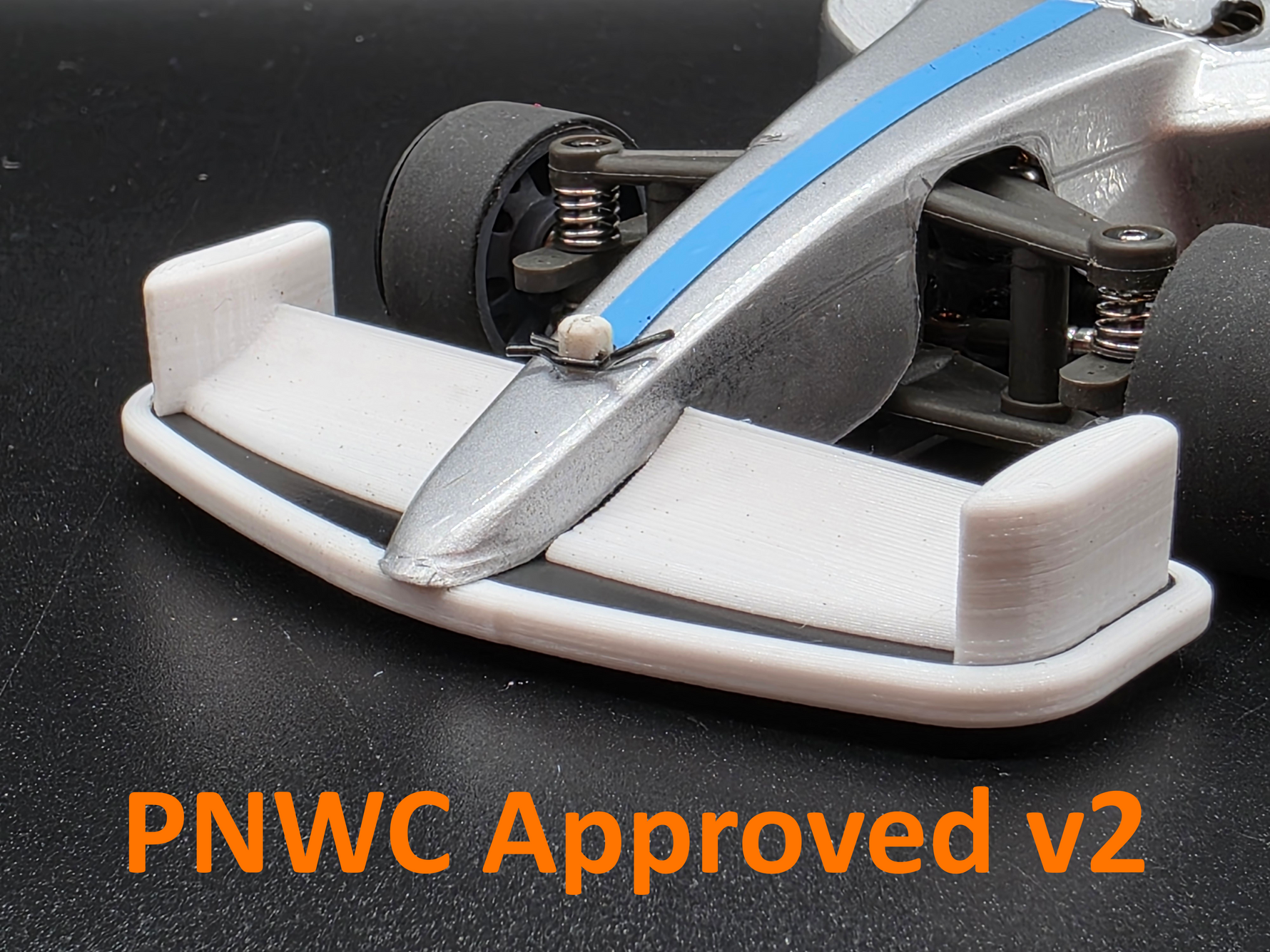 Sleek RC Carbon Fiber Front Wing for Reflex FX28 1/28 F1