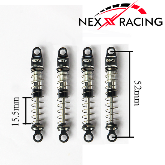 NX-403- Nexx Racing Oil Shock (4 pcs) for 1/24 AX24