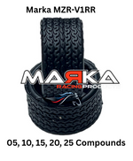 Marka MZR-V1RR 05,10,15,20,25 11mm Mini-Z RCP Rubber Rear Radial Tire (1 Pair)