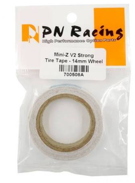 PN Racing V2 Double-Sided Tire Tape for Mini-Z Wheels – R246, 13mm x 15ft (700508A)