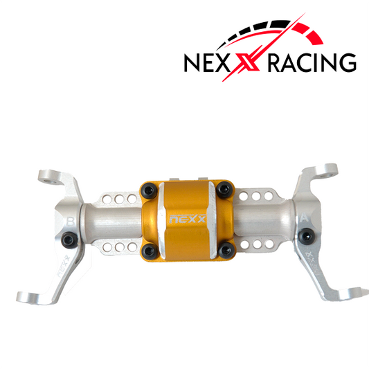 NX-362-S FRONT HOUSING ALU 7075 T6 FOR FMS FCX24 ( MAX SMASHER AND POWER WAGON) ( WITHOUT OUTER COVER)