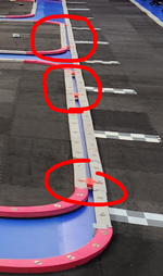 Gap Braces for RCP foam Mini-z Track Systems