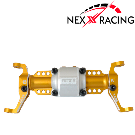 NX-362-G FRONT HOUSING ALU 7075 T6 FOR FMS FCX24 ( MAX SMASHER AND POWER WAGON) ( WITHOUT OUTER COVER)