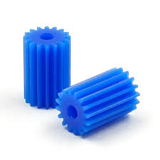 PN Racing Machine Cut Delrin 64P 16T Long Pinion (2pcs) (Blue)