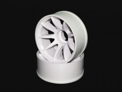 XRM004-N WHEELS, RWD-Fronts NARROW, light weight, of (2) WHITE