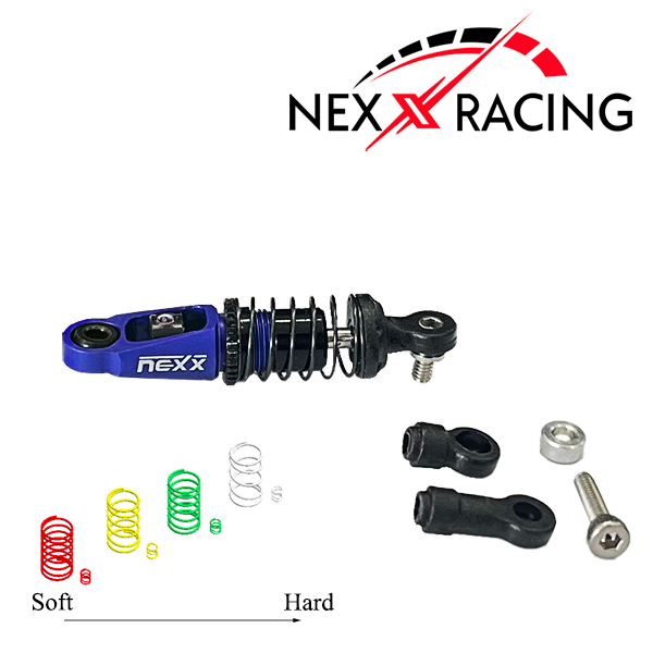 NXUSA-300-60, Damper, Top, Dual Spring, Oil Damping