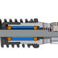 NXUSA-300-60, Damper, Top, Dual Spring, Oil Damping