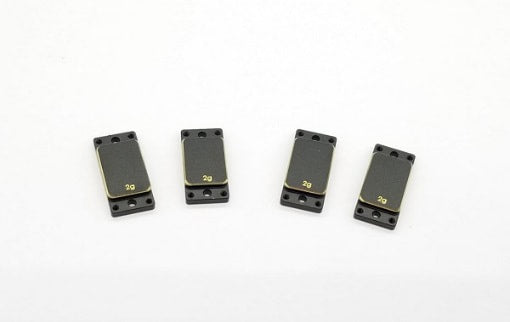 Brass Left/Right plates - (2.0g x 4pcs)