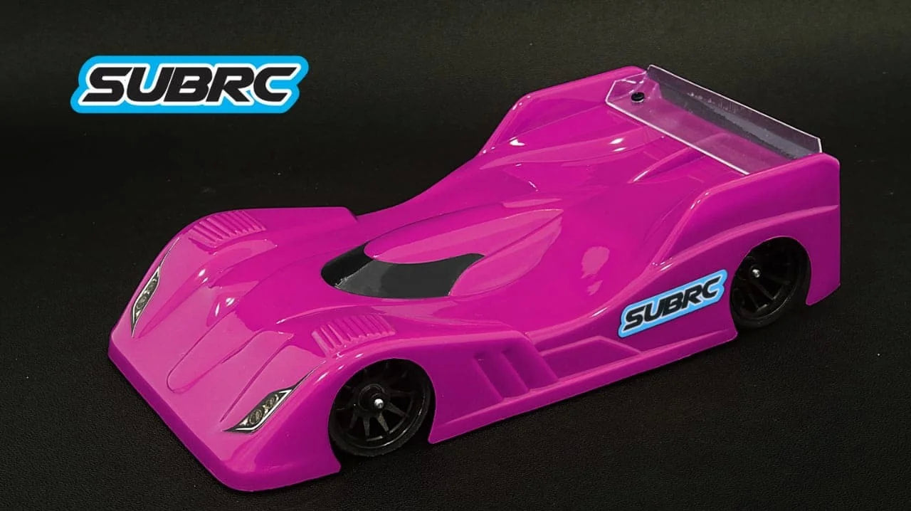 SUBRC - 1/28 SBR LEXAN PAN CAR BODYSHELL 0.7MM