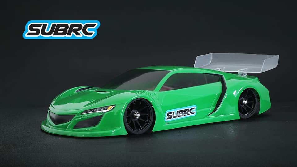 SUBRC - 1/28 LEXAN TOURING BODY NSX GT3 (98MM)