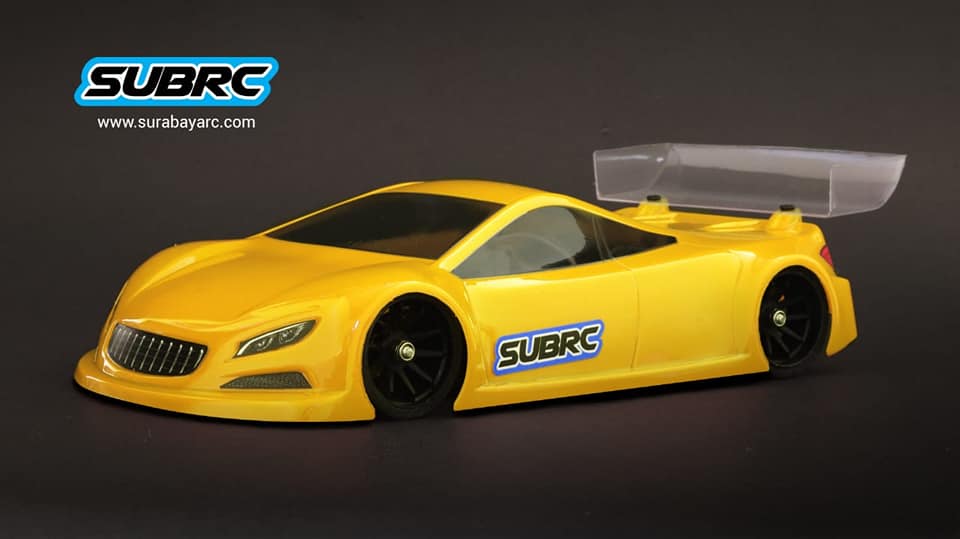 SUBRC - 1/28 TOURING LEXAN BODYSHELL SBX (98MM)