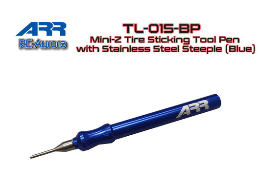 ARR Mini-Z Tire Sticking Tool Pen with Stainless Steel Steeple (Blue)