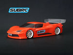 SUBRC - 1/28 LEXAN TOURING BODYSHELL XB2 WB 98MM