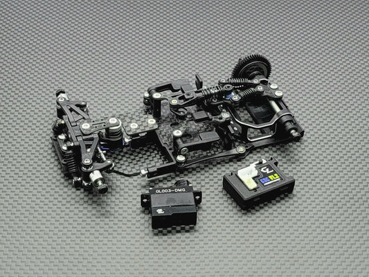 GLR-GT 1/28 RWD Chassis - W/O RX -- GL-GT-001-KSET