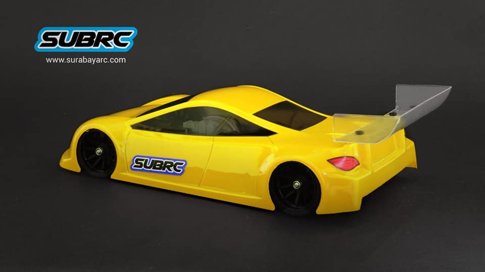 SUBRC - 1/28 TOURING LEXAN BODYSHELL SBX (98MM)