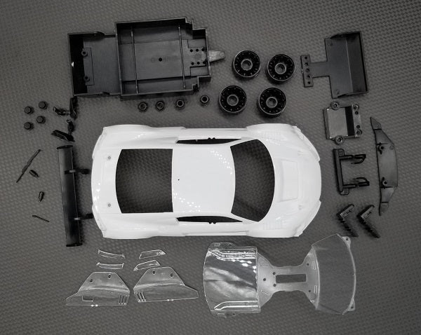 GL Racing R8LMS White Body Kit Set (98mm Wheel Base)