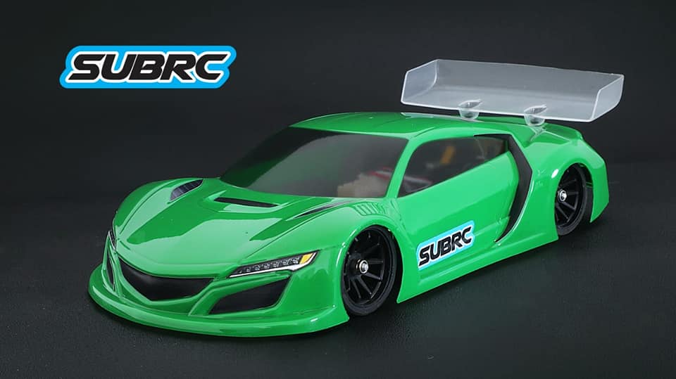 SUBRC - 1/28 LEXAN TOURING BODY NSX GT3 (98MM)