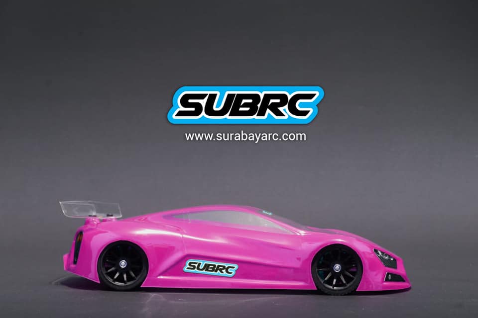 SUBRC - 1/28 LEXAN TOURING BODY ZENVO ST1 (98MM)